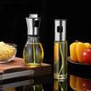 2 Pcs Stainless Steel Barbecue Oil Spray Bottle Spraying Household Olive Oil Dispenser Kitchen Edible Oil Bottle Fat-reducing Glass Oil Control Pot