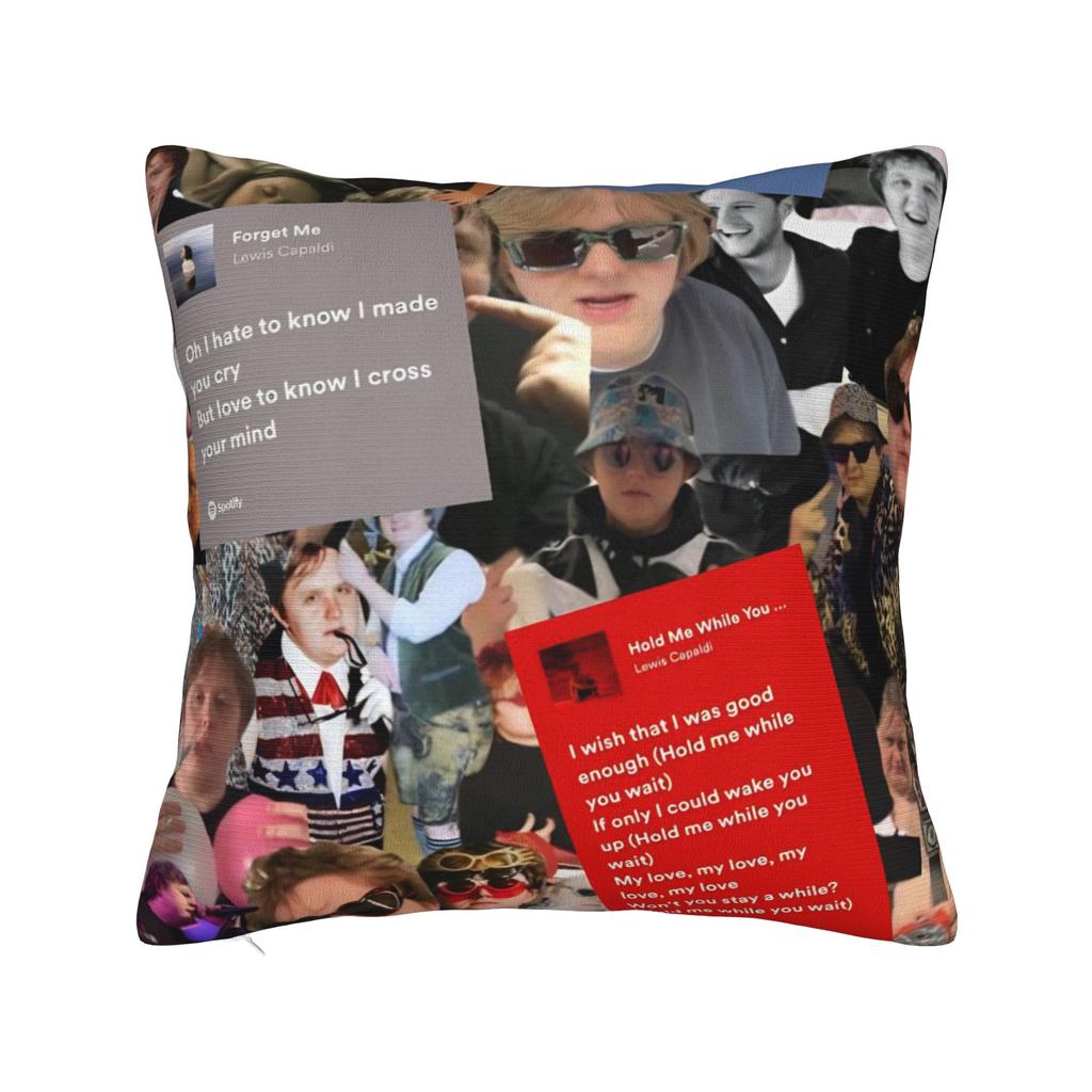 Decorative Pillow Cover Lewis Capaldi Tour Accessories Seater Pillow Case Cover Square Multi Size