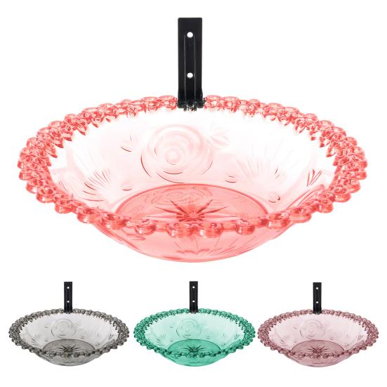 Кормушка для птиц на открытом воздухе. Прочная конструкция. Легко чистить. Простая установка. Съемная чаша для купания колибри.