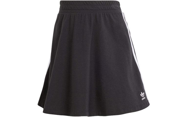 Женские повседневные короткие юбки Adidas Originals Adicolor Женские Черный