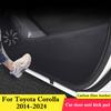 Для Toyota Corolla 2014-2026 Автомобильные накладки на двери от пинков Защитные наклейки на бардачок Внутренние аксессуары Пленка устойчивая к царапинам