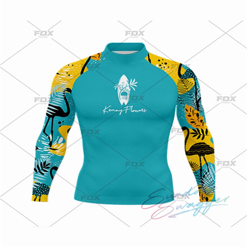QUIKSILVER Гидрокостюм для серфинга Спортивный гидрокостюм с длинным рукавом Быстросохнущий купальник Водостойкий солнцезащитный мужской купальный костюм