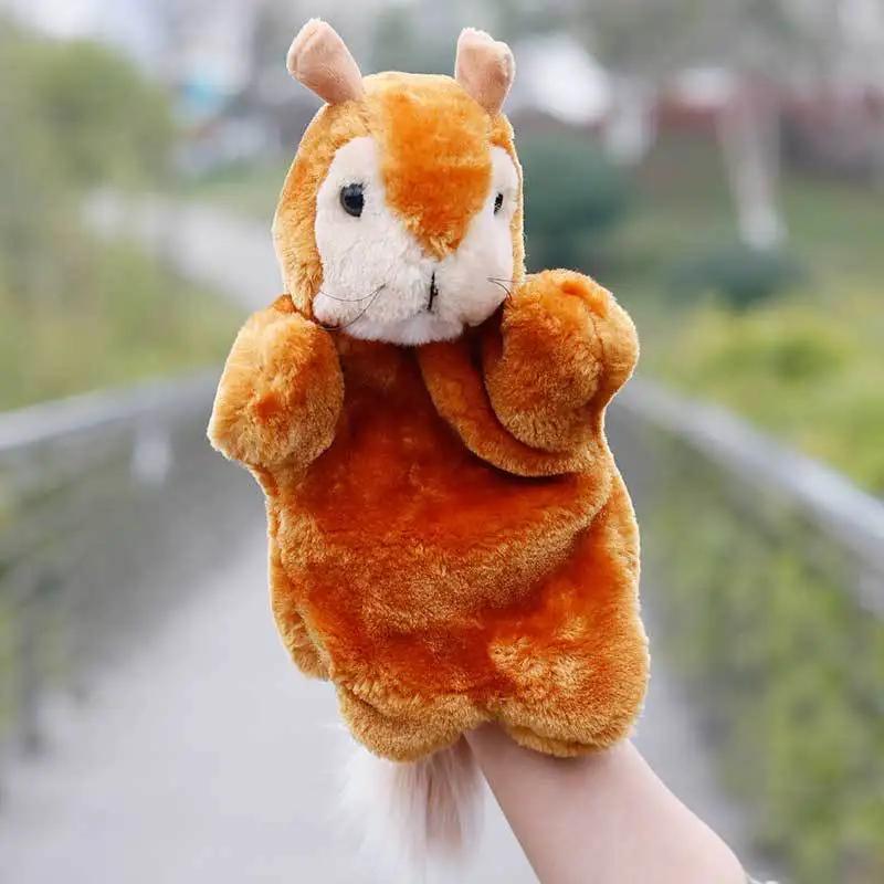 25cm Animal Hand Puppet Plush Toys Baby Educational Hand Finger Puppets Animal Stuffed Doll Toy Telling Story Kids Children Gift