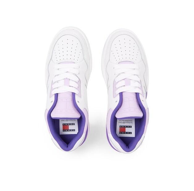 Кроссовки Tommy Jeans Tjw New Basket Sneaker Lc EN0EN02524 фиолетовый
