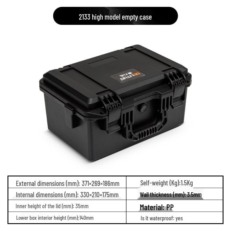 Пластиковый водонепроницаемый ударопрочный защитный бокс для камеры и оборудования