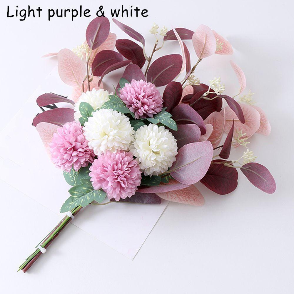 Wedding Nordic Bouquet Hydrangea Artificial Flowers Silk Flower Fake Flowers Chrysanthemum Ball