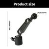 1/4inch Female to 17mm Ball Adapter 17mm Ball Head Bracket Adapter Phone Mount Adapter Holder Tripod Mount Connector