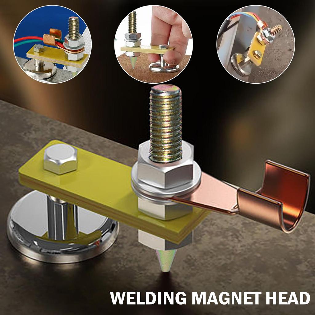 Welding Magnet Magnetic Welding Fix Ground Clamp Strong Magnetic Welding Support For Electric Welding Ground Tools V8f1