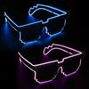 Wireless LED Light-up Glasses Glow In the Dark Flashing Glasses for Adult Kids