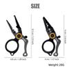 Forked ring Fishing Line Cutter Aluminum alloy Fishing Hook Remover Fishing Clamp  Fishing