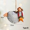 Festival Accessories Drop Ornament Christmas Angel Pendant Hanging Decorations White Dress Girl