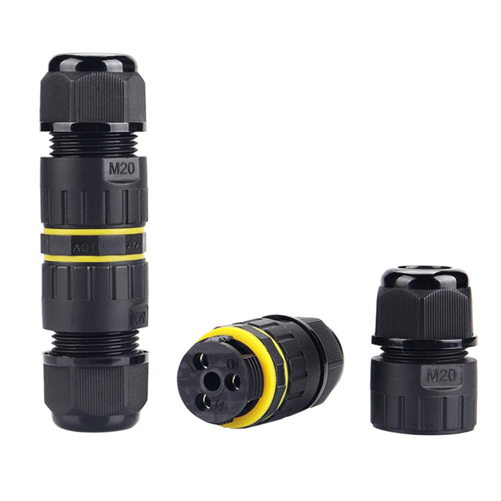 Outdoor Electrical Cable Connector IP68 Waterproof Junction Box External Cord Boxes for 6 pin Cables 5 9mm