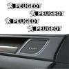 Для Peugeot Новая Автомобильная Аудиосистема Декорация 3D Алюминиевый Значок Эмблема Наклейка Для Peugeot 308 307 206 208 207 3008 508 407 2008 5008 106 S