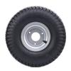 15x6.00 6 6in Front Tire and Wheel Assembly Rubber Compound Enhanced Traction Control for Lawn Tractor Garden Mower