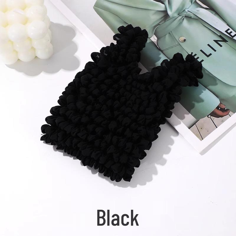 Новая трендовая женская многоцелевая складная сумка-плиссе - Большая вместимость, стиль "пузырь", вдохновленный японскими и корейскими инфлюенсерами