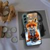 Чехол для телефона Красная Лиса Vulpes для Samsung Galaxy S22 S25 Ultra S21 S10 Plus S26 Edge S20 S23 S24 FE Чехол Силиконовый Мягкий ТПУ Прозрачный