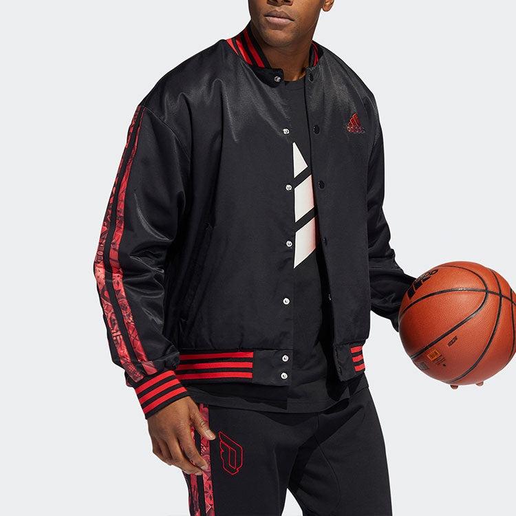 adidas Lillard Баскетбольная спортивная куртка-бомбер Мужская куртка черная HD7937