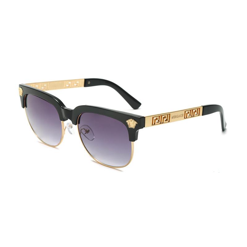 Солнцезащитные очки в металлической полурамке Old Man Head 2166 Персонализированные солнцезащитные очки