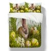 3D Rabbit Pattern Home Bedding Set 3D Animal Quilt Cover Pillow Case 2/3 Piece Zipper Super Soft Home Decoration Gift
