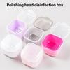 Пластиковый стерилизатор для инструментов для нейл-арта, маникюра и педикюра, контейнер для хранения с двойным слоем, очиститель фрез для ногтей