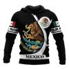 Mexico National Flag Print Hoodies For Men Fashion 3D Eagle Pattern New In Sweatshirts Hip Hop Harajuku Oversized Pullover Tops