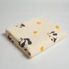 Soft 4-Layer Cotton Muslin Blanket Baby Toddler Nap Time Washable Towel Wrap With Scallop Edge 110x110cm