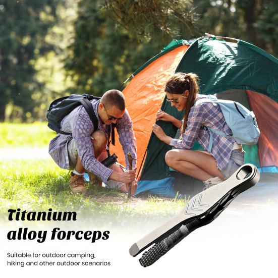 Маленькие пинцеты из титанового сплава, нержавеющие, устойчивые к коррозии, нескользящие, компактные, портативные мини-пинцеты