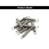 ZS Racing 2/6/10pcs Motorcycle Exhaust System Springs Fully Rotatable Stainless Steel Springs For Exhaust Middle Pipe