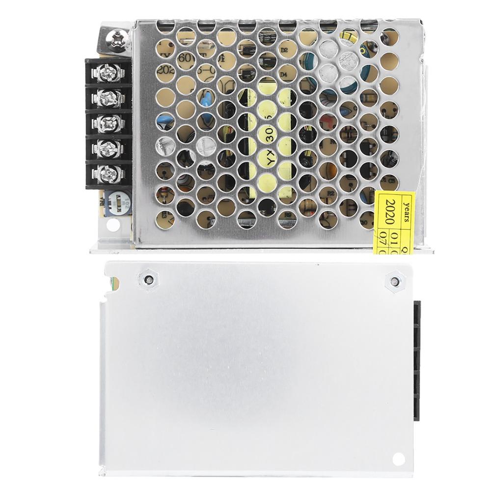 Адаптер DC 5V 12A 60W Импульсный блок питания Регулируемый 100-240V Светодиодный драйвер Универсальный трансформатор напряжения для камеры видеонаблюдения