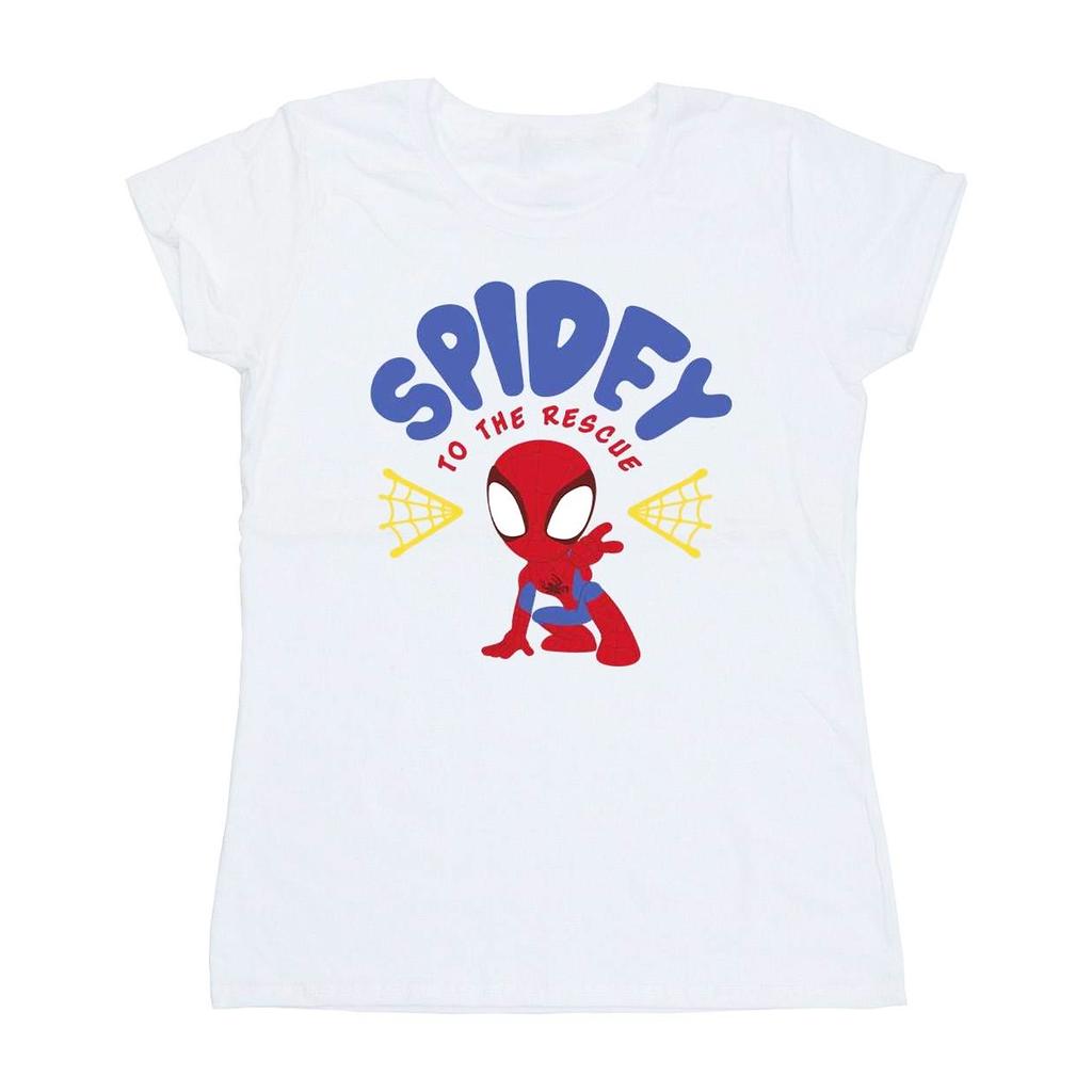 Marvel Womens/Ladies Spidey And His Amazing Friends Rescue Cotton T-Shirt