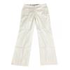Salvatore Ferragamo White Trousers In White Silk White