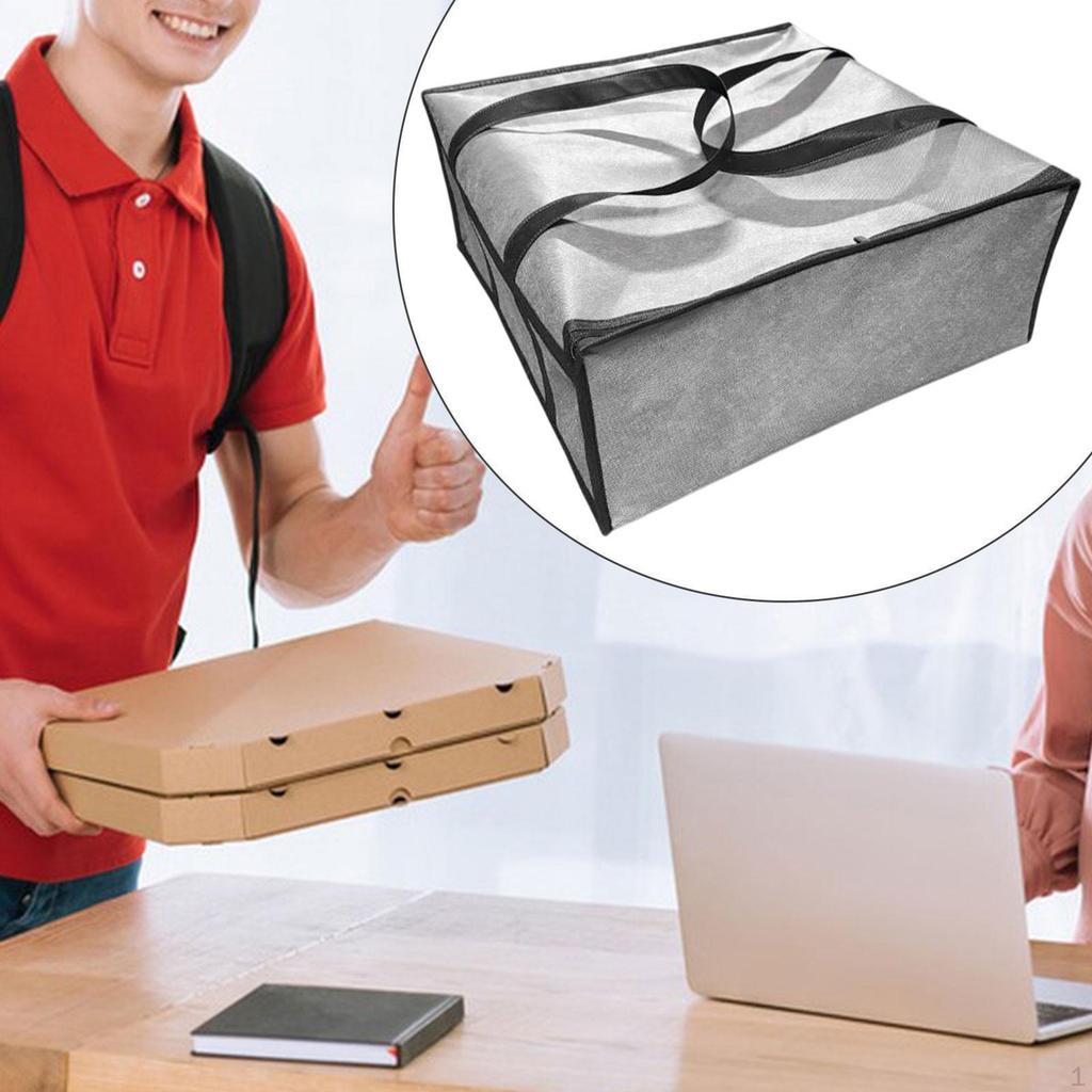 Food Warmer Bag for Pizza Deliveries with Insulation And Handle