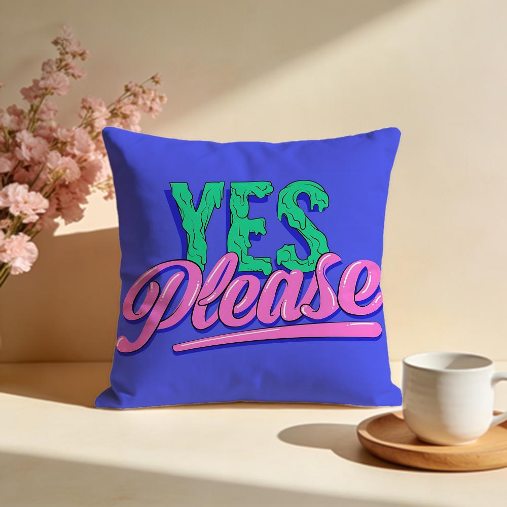 Inspiring Motivational Quote Cushion Cover Soft Pillow Cases for Home Bedroom Living Room Sofa