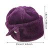 New Winter Warm Hat Imitation Mink Fur Caps For Women Earflap Fisherman Earwarmer Hat Floral Basin Cap