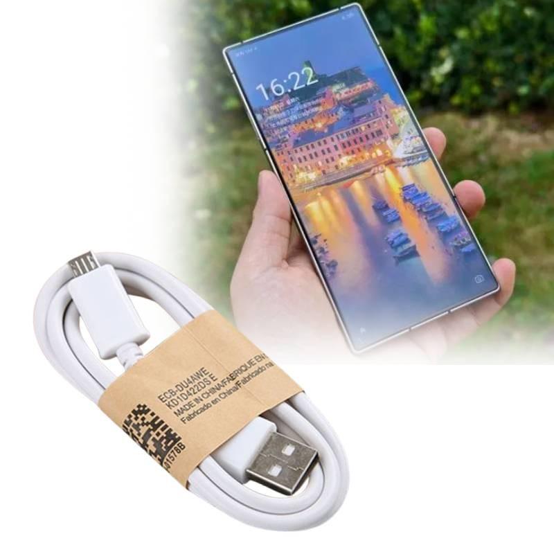 Премиальный белый 1-метровый кабель Micro USB для зарядки телефонов Samsung S4, Honor, Xiaomi, Android