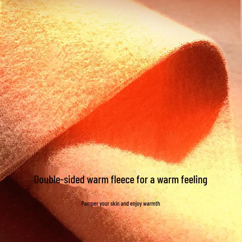 Мужской комплект термобелья из шелка и шерсти: Плюс бархатный толстый костюм на осень и зиму