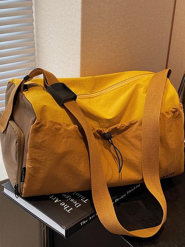 Женская легкая спортивная и дорожная сумка - Прочная, вместительная, с отделением для влажных/сухих вещей, идеально подходит для фитнеса и коротких поездок.