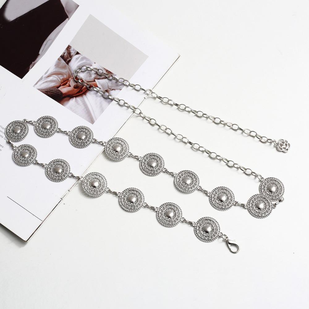 Vintage Chain Belt Metal Waist Jewelry Accessory New Waist Chain Skirt Decor