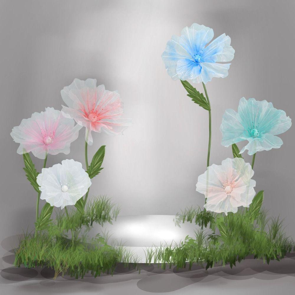 30cm Fake Flower 3D Photography Props Window Display Artificial Flowers  Outdoor Shopping Mall
