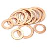 M3-M60 Copper Flat Washer Set / Solid Brass Plain Washer Gasket for Boat Fastener Hardware - Corrosion Resistant Seal Ring