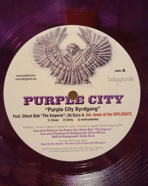 12-дюймовая пластинка PURPLE CITY Purple City Byrdgang BBGSI55 BABYGRANDE 2005 US Rap HipHopRB Б/у