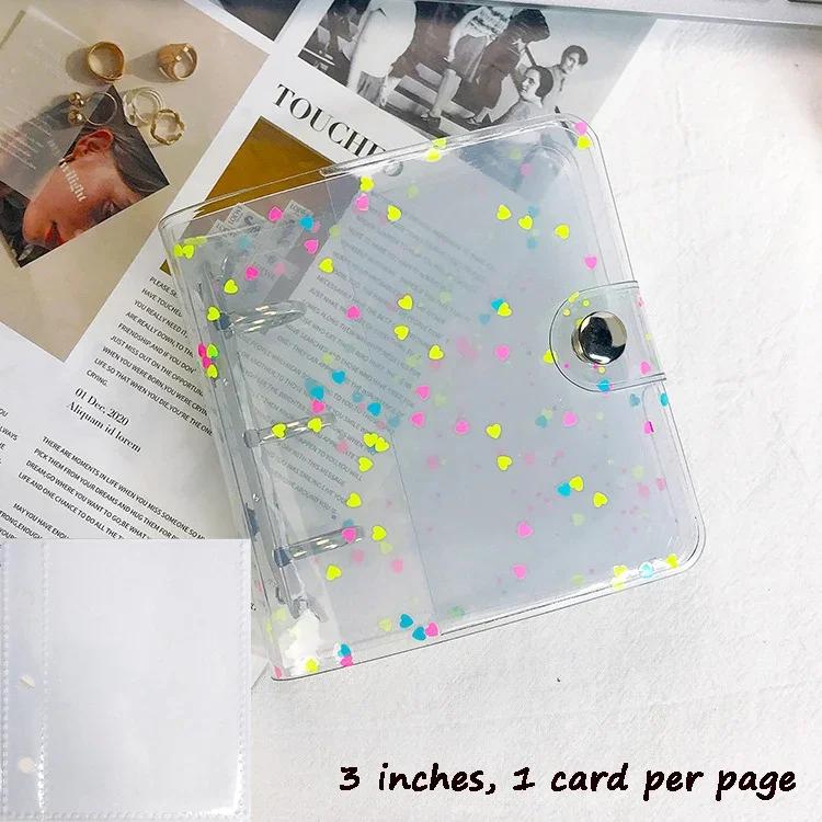 Фотоальбом на 100/200 карманов, 3/5 дюйма, лазерный фотоальбом, держатель для визиток, держатель для фотокарточек в виде звезды, мини-альбом Instax