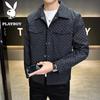 Мужской пиджак в стиле business casual с лацканами
