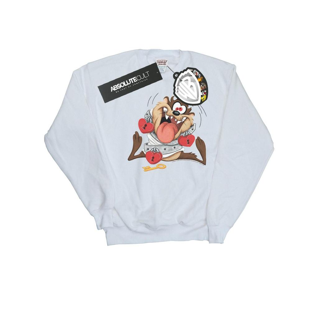 Looney Tunes Womens/Ladies Taz Valentine´s Day Madly In Love Sweatshirt