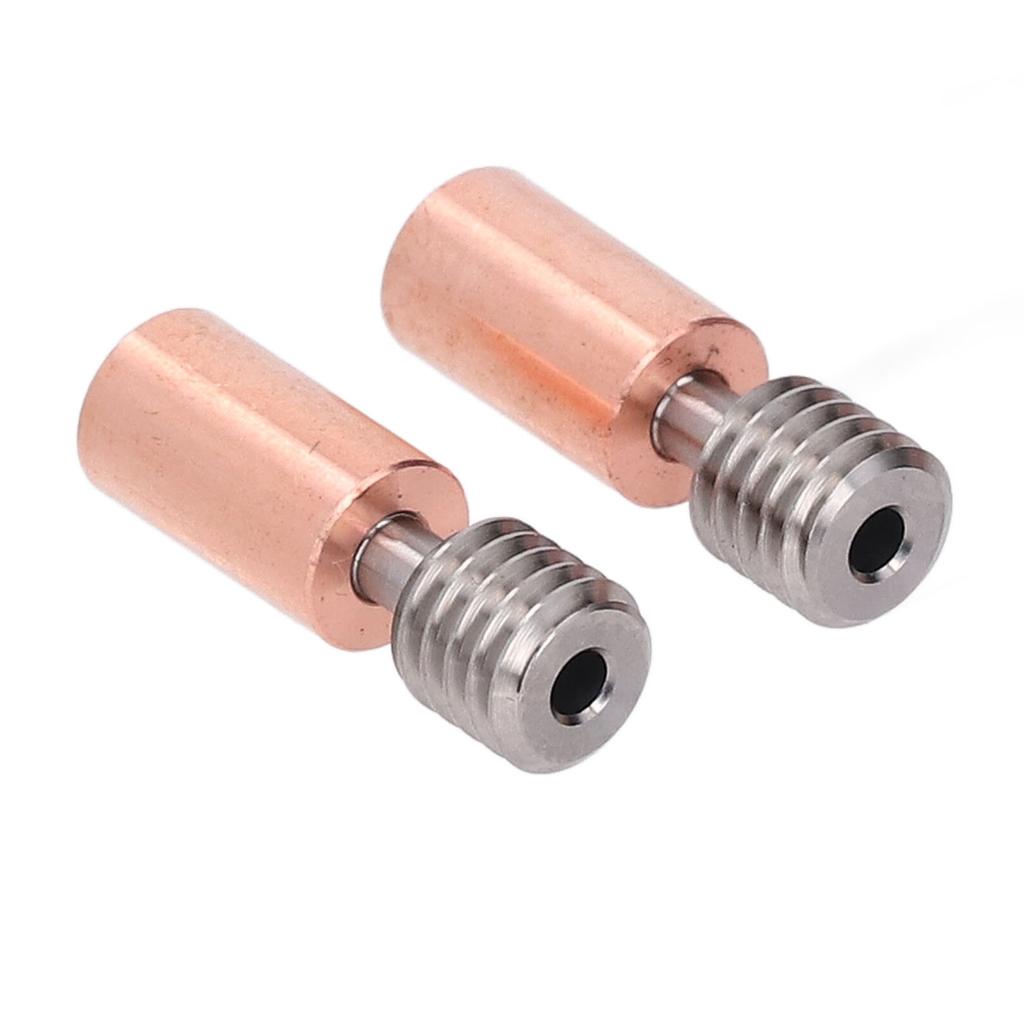 2Pcs Bi Metal Heat Break Ti Alloy Copper Bimetallic Heatbreak for K1 K1 Maximum Ender3 V3 KE 3 S1