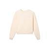 Levis Round Neck Raglan Pullover Sweatshirt Women Sweatshirt Beige A0847-0000