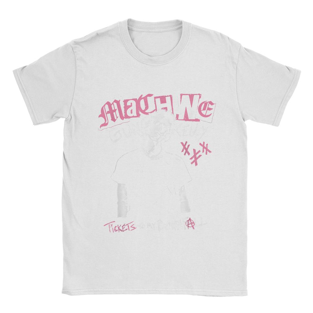 MGKs Disheveled American Rhythm Blues Singer Print TShirt for Unisex Cotton ShortSleeved TShirt for Streetwear