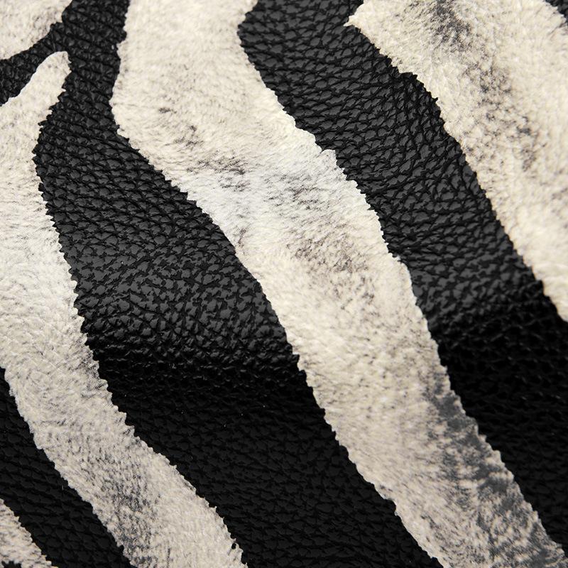 Новая корейская ретро повседневная сумка через плечо модная черно-белая полосатая большая вместительная сумка повседневный рюкзак