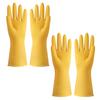 2 Pairs Rubber Dishwashing Gloves Housework Kitchen Car Waterproof Gloves Excellent Grip Protect Care
