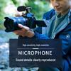 Микрофон в форме пистолета для DSLR: Аудиозахват с шумоподавлением для записи видео в реальном времени, интервью и с 3,5-мм интерфейсом